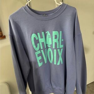 Purple Charlevoix Crewneck Sweatshirt
